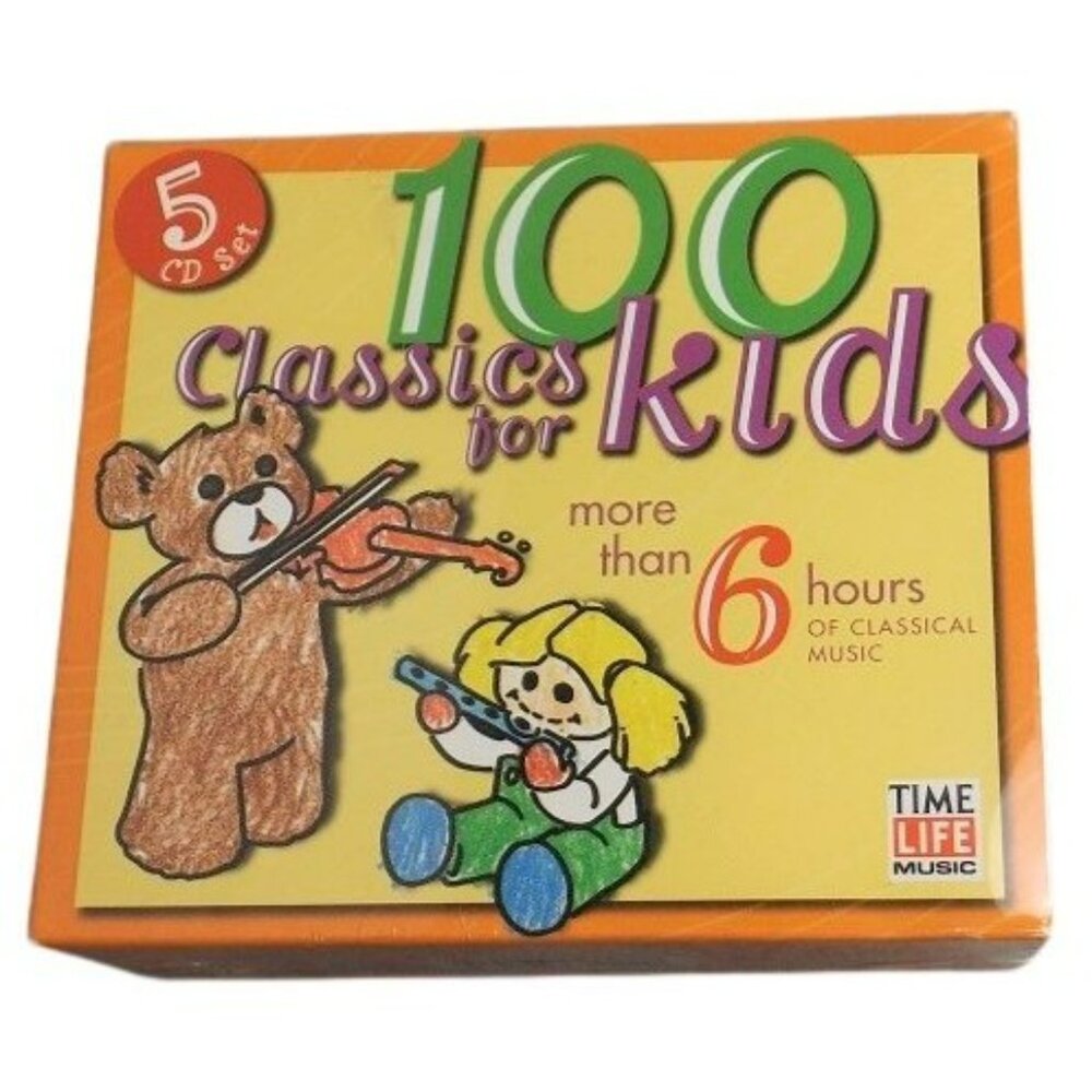 Time Life Music - 100 Classics for Kids Songs 6 Hours - New Sealed Set   16249cd